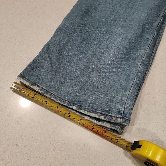 Lightwash American Eagle slim bootcut jeans size 10L - Picture 12 of 13